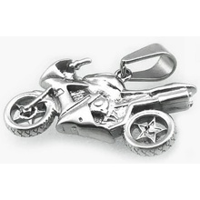 Klenotyn Přívěsek motorka z chirurgické oceli KPR042
