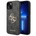 GUESS Предпазен калъф Guess PU 4G Metal Logo за iPhone 13, Черен
