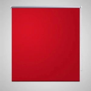 vidaXL Затъмняваща ролетна щора 124, 4x230 см, ширина на плат 120 см, червена (240164)