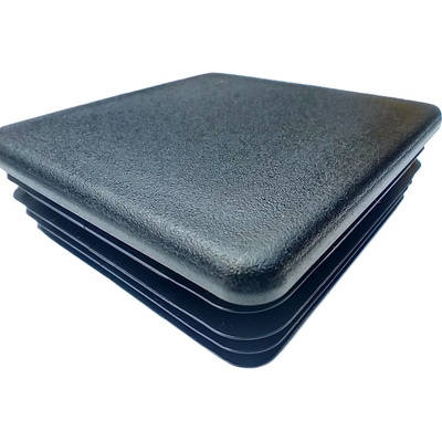 WT WINTECH a.s. | zátka čtvercová 80x80mm černá žebrovaná PHAAA80080C