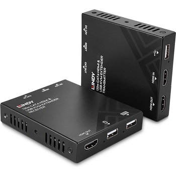 LINDY Extender KVM USB и HDMI, 1080p60Hz, HDCP 2.2, EDID Pass-through, Audio, 120m 39381 (39381)