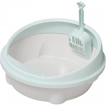 Кръгла котешка тоалетна с висок борд Ф 44 см