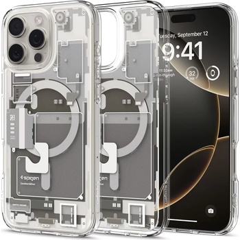Spigen iPhone 16 Pro Ultra Hybrid MagSafe case natural titanium (ACS08137)