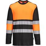 Portwest hi-vis pw312 / Светлоотразителна риза с дълъг ръкав - hv оранжево/черно 4xl (pw312obr4xl)