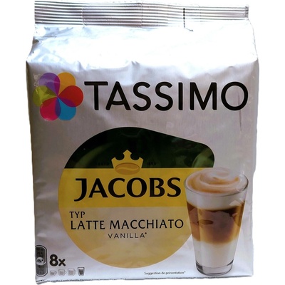 Jacobs Kapsle pro Tassimo Latte Macchiato Vanilla 8 ks