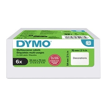 DYMO 2234188, 70mm x 54mm, на дискетки, бялото оригинални хартиени етикети, 6 x 320 компютри (2234188)