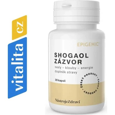 Epigemic Shogaol Zázvor 30 kapslí