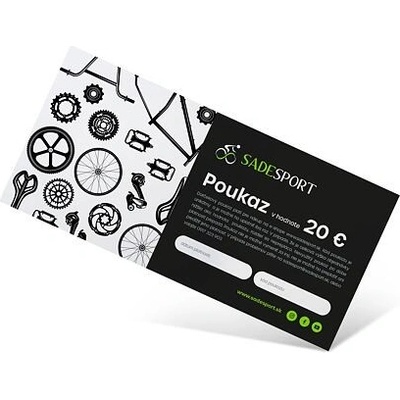 Darčeková poukážka 20 EUR