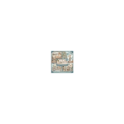 Sada papírů MAXI 20,3x20,3 190g White Christmas (SBBSXB27) Stamperia SCR525739