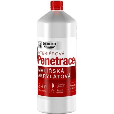 Den Braven Malířská akrylátová penetrace 1 l láhev mléčně bílá