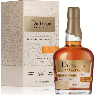 Dictador Episodo Uno American Oak cask 2002 43% 0,7 l (karton)