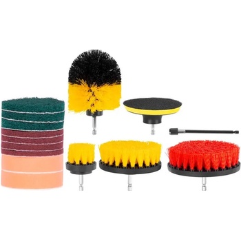 Kefy Strend Pro, kefa čistiaca, na vŕtačku, 14-dielna sada čistiacich kief