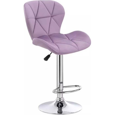 LuxuryForm Design Livio Velur na striebornom tanieri levanduľa