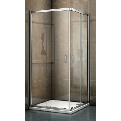 Riho Hamar 2.0 sprchovací kút 80x80 cm obdĺžniková chromová lesklé/priehľadné sklo G007004120