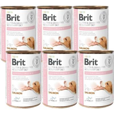 Brit Veterinary Diets GF dog Hypoallergenic 6 x 400 g