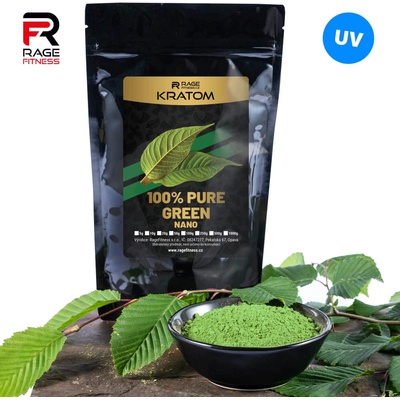 Rage Fitness Kratom 100% Pure Green Nano UV 50 g