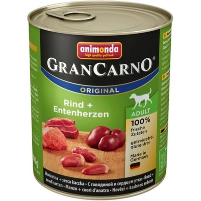 Animonda Gran Carno Adult hovädzie & kačacie srdiečka 800 g