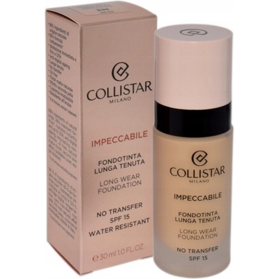 Collistar Impeccabile Long Wear Foundation dlouhotrvající make-up SPF15 2N Beige 30 ml