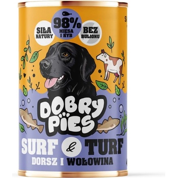 Dobry Pies Good Dog треска и говеждо месо 400 г