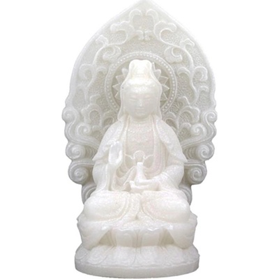 Milujeme Kameny Kuan-jin - bílá soška Feng shui