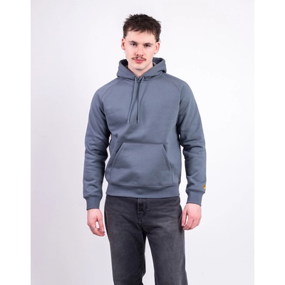 Carhartt WIP Hooded Chase Sweat Cozy Blue/Gold