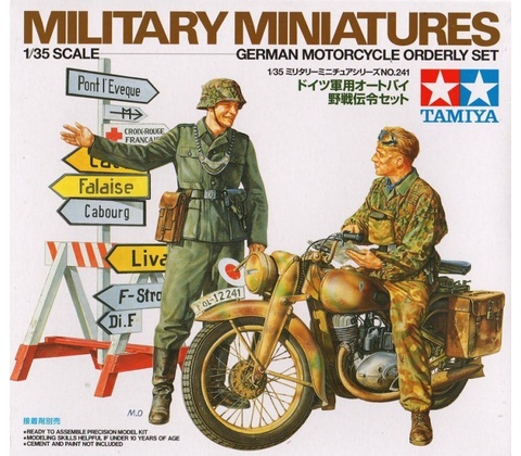 Tamiya German Motorcycle Set 1:35