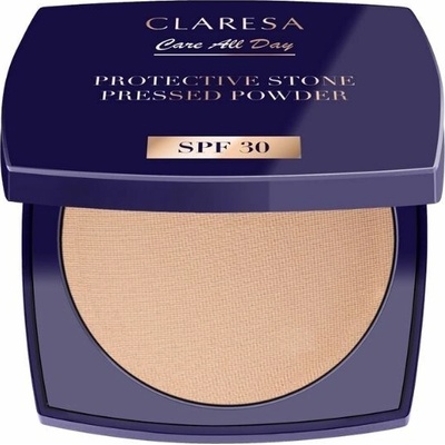 Claresa Protective Stone Pressed Powder fixačný púder s SPF30 Universal 10 g