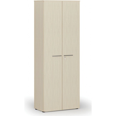 Primo Kancelárska skriňa s dverami WOOD, 2128 x 800 x 420 mm, breza