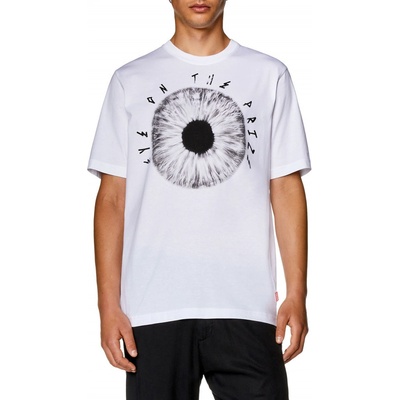 Diesel T-JUST-L19 T-SHIRT bílá