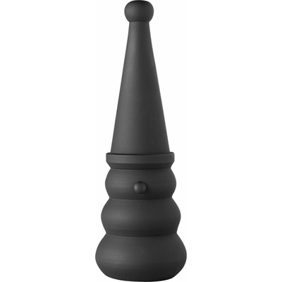 Villeroy & Boch 14-8677-7428 Vánoční dekorace Christmas Chic sněhulák 20,3 cm, černá