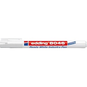 edding Алкохолен маркер, 1-3 мм, коничен, индустриален, edding "8046", бял 7580254000 (7580254000)