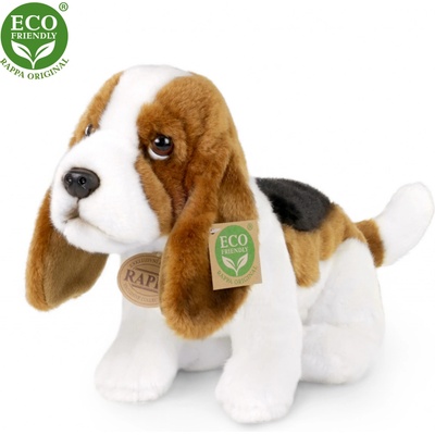 Eco-Friendly Pes basset sedící 32 cm