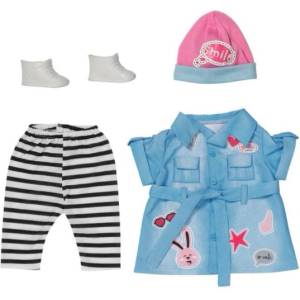 Zapf Creation Baby Born Джинсова рокля Deluxe, 43 см (835258)