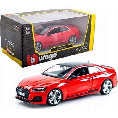 Bburago Audi RS 5 Coupe červená 1:24