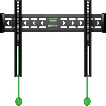 ONKRON Fixed TV Wall Mount for 43 to 85-inch Flat Panel TVs Digital Panels 68, 2 kg, Black
