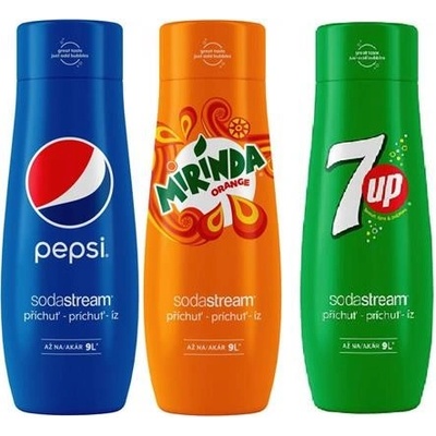 SodaStream Pepsi, Mirinda, 7up 3 x 440 ml