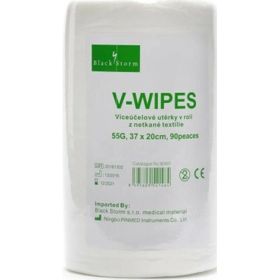 V-Wipes víceúčelové utěrky v roli z netkané textilie 55G 37 cm x 20 cm 90 ks – Zboží Dáma