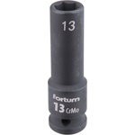 Fortum машинна (ударна) муфа 1/2", 13 mm, L 78 mm, почернена, FORTUM