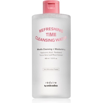 Unleashia Reduire Refreshing Time Cleansing Water успокояваща прочистваща вода с хиалуронова киселина 400ml