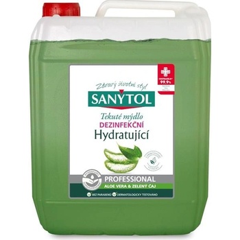 Sanytol Zelený čaj & Aloe Vera dezinfekčný hydratujúce mydlo na ruky 5 l
