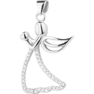 Majya Stříbrný přívěsek ANDĚLKA 10798