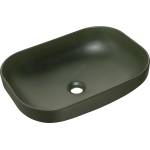 Comad UN-NELI-MFG - Мивка за плот NELI 50, 4x35, 2 см керамика/мат зелена (CM0035)