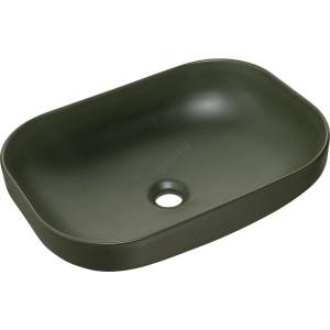 Comad UN-NELI-MFG - Мивка за плот NELI 50, 4x35, 2 см керамика/мат зелена (CM0035)