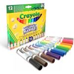 Crayola Crayola: Миещи се, със заоблен връх флумастери - комплект 12 бр (58-8340)