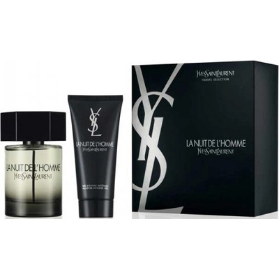 Yves Saint Laurent Комплект за мъже Yves Saint Laurent - Ysl La Nuit De L`Homme - Eau de Toilette 100 мл + Душ гел 50 мл
