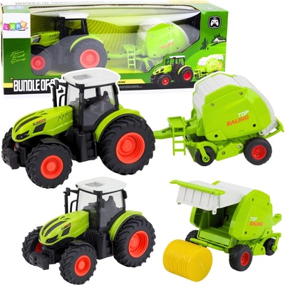 Rastar RC traktor s lisom na balíky 1:24