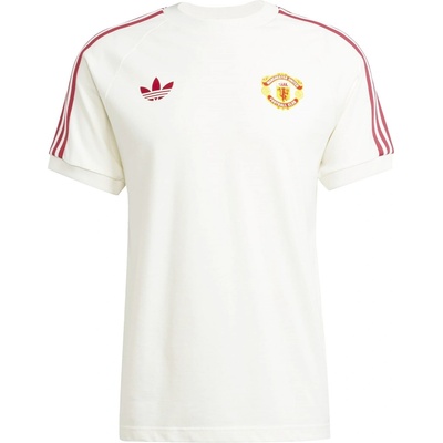 adidas Тениска Adidas Originals Manchester United Adicolor Classics 3-Stripes T-Shirt Adults - Off White