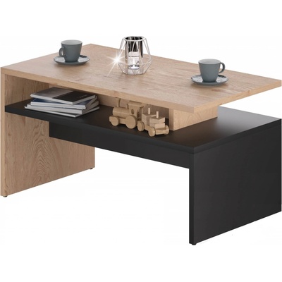 Casaria 109569 SACRAMENTO 50 x 47 x 92 cm hnědá / černá – Zboží Dáma