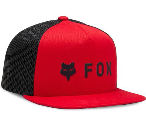 FOX Yth Absolute Snapback Mesh Hat Flame Red