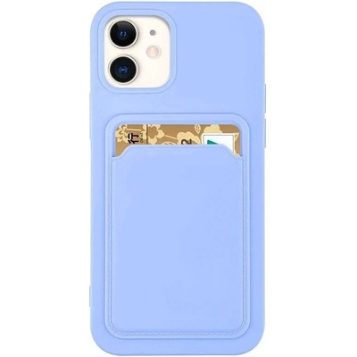 HQWear Силиконов кейс с отделение за карти HQWear за Samsung Galaxy A72 4G, Лилав (9145576229842)